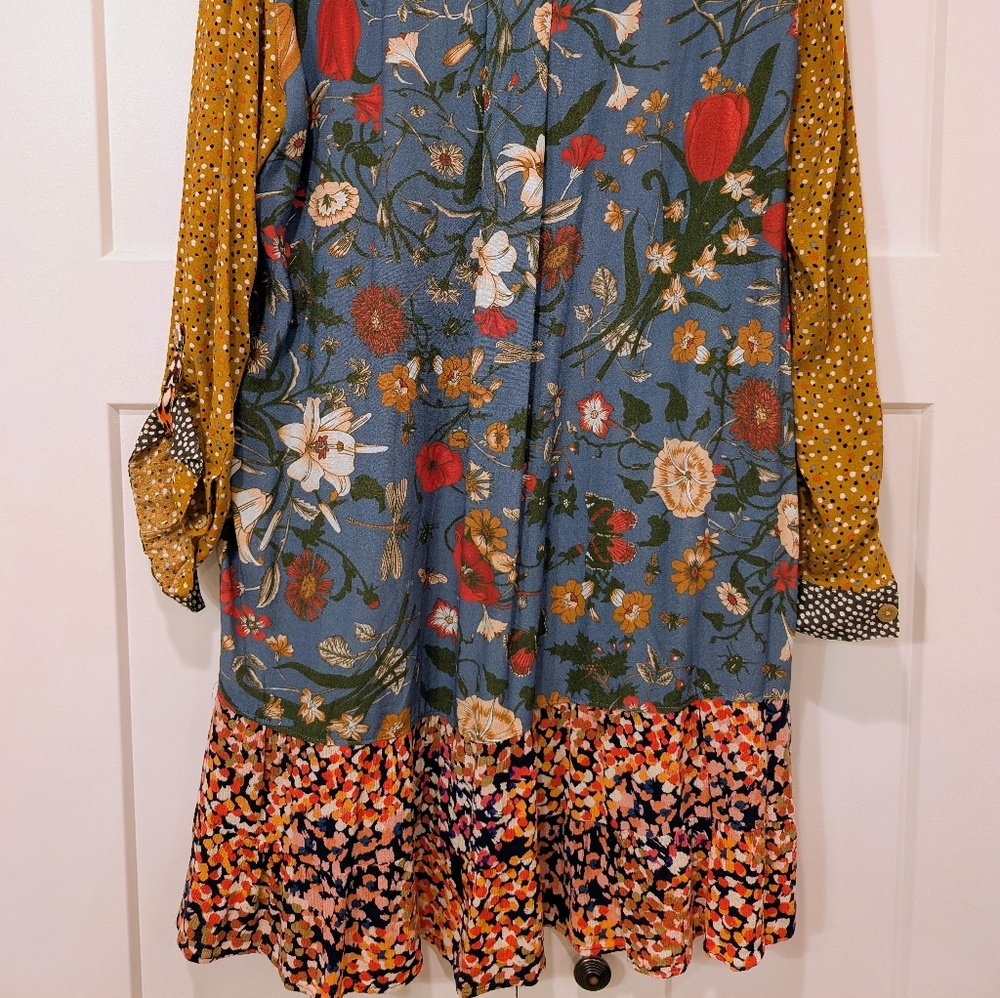John Mark Tunic Blue/Gold M - Picture 3 of 16